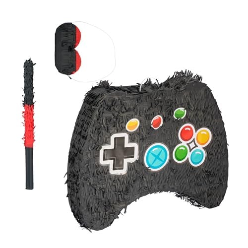 Relaxdays Piñata Controller Videogames 3-delige set, Multicolour