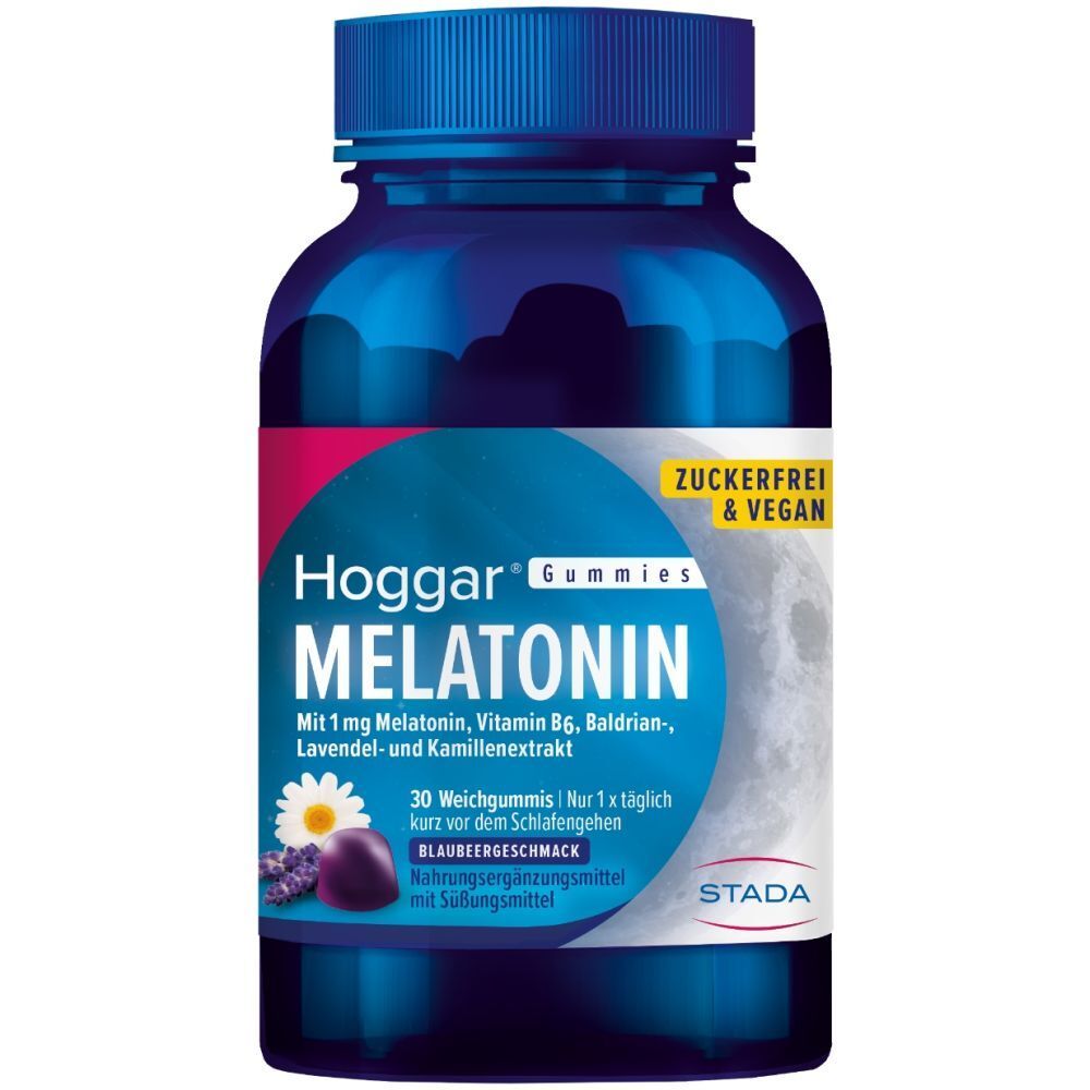 Hoggar Melatonin Gummies 30 St Gummibärchen