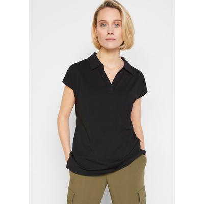bonprix Regular Fit Passform, Kurzarm, offener Polokragen