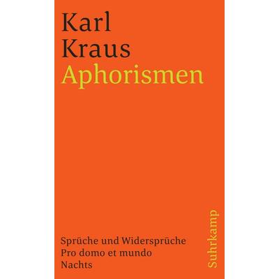 Schriften in den suhrkamp taschenbüchern. Erste Abteilung. Zwölf Bände, Taschenbuch von Karl Kraus, Suhrkamp