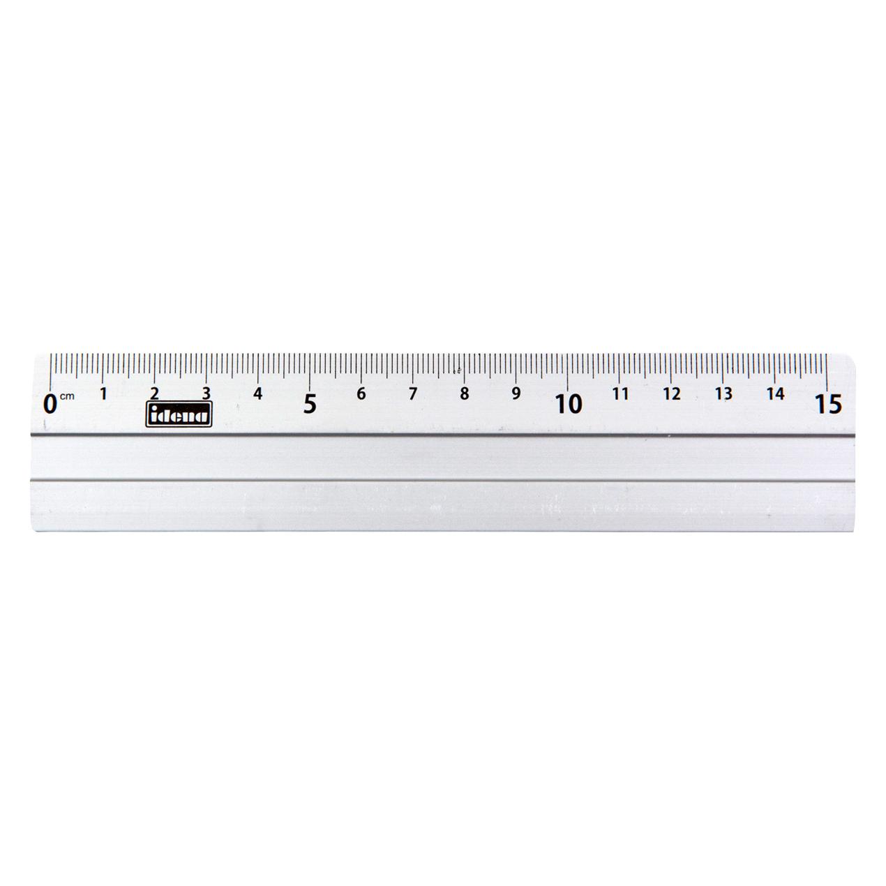Idena Lineal 15cm Aluminium (15 cm, Aluminium) (22658113)