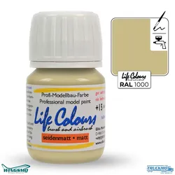 Elita Farben Life Colours RAL 1000 Grünbeige