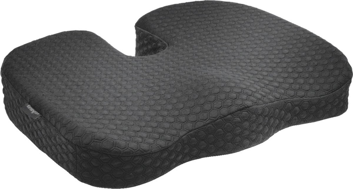 Kensington Premium Stoelkussen met Verkoelende Gel - Zwart