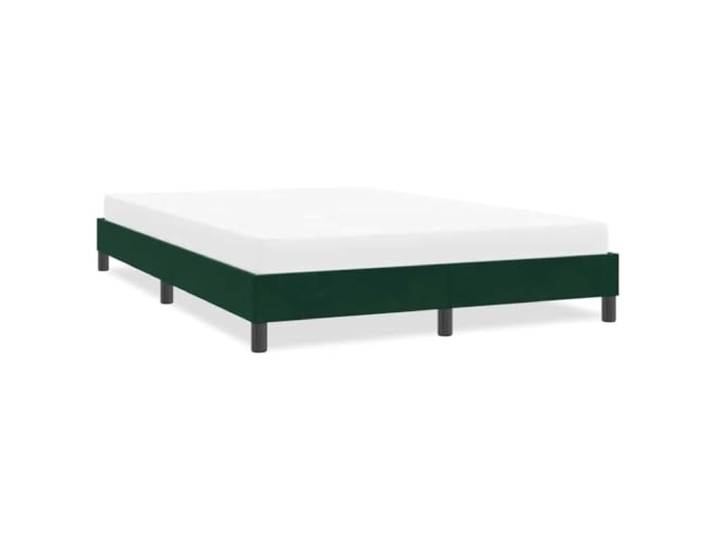 WDGJJFECNMUEHI Samtbezug Mit Lattenrost Stabile Beine Dunkelgrün 160x220 cm Bettgestell ohne Matratze Dunkelgrün 160x220 cm Samt Stabil Bettrahmen mit Lattenrost Luxus Polsterbett