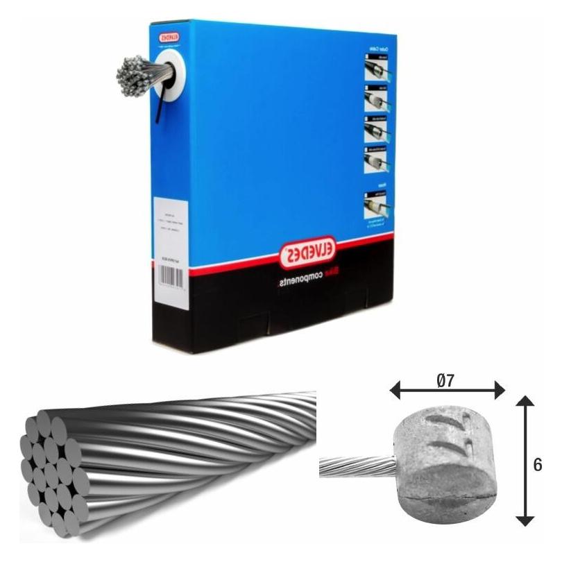 Elvedes Rem Benekabel Eledes 2000mm RVS Tropfenschöpfe (100 Stücke) (6426RVS-BOX)