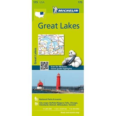 Michelin Great Lakes, Karte von Michelin, Michelin, 978-2-06-719085-6