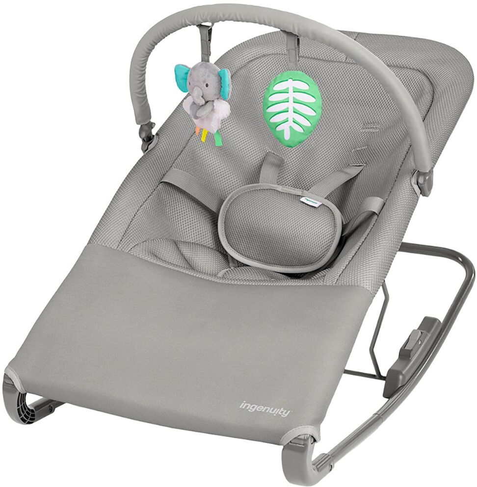 Babywippe INGENUITY "Nestle™ Vibrating Rocker", Baby, grau, Kunststoff, Metall, Stoff, Babywippen Babywippe, mit Vibration
