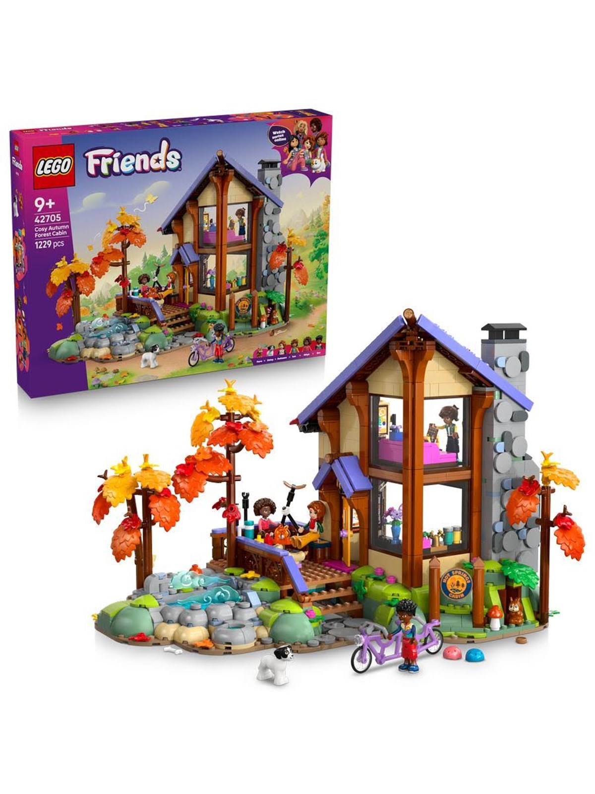 LEGO Friends 42705 Gemütliche Hütte im Herbstwald