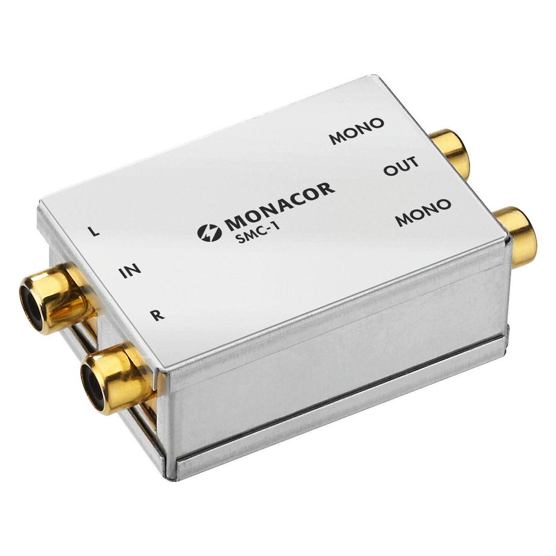 Monacor Stereo-Mono-Converter (Audio Splitter) (SMC-1)