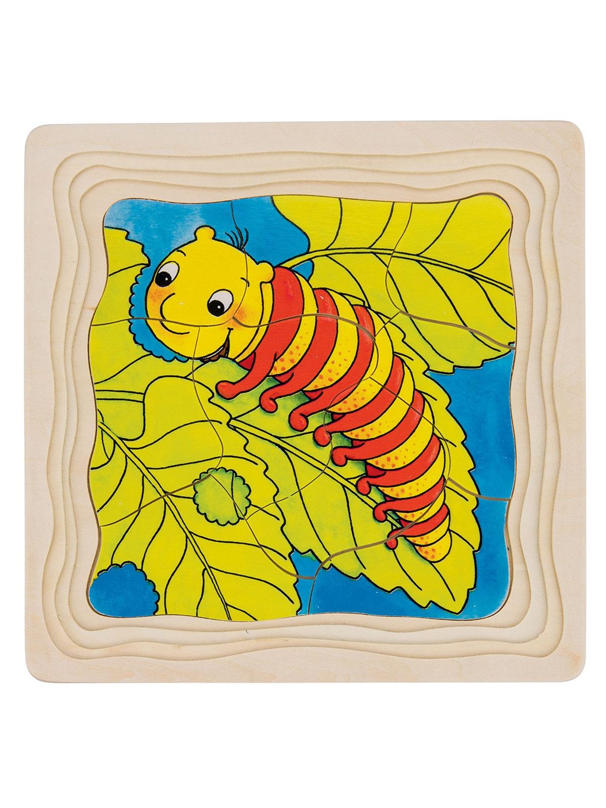 Goki Wooden Layer Puzzle - Butterfly Holz