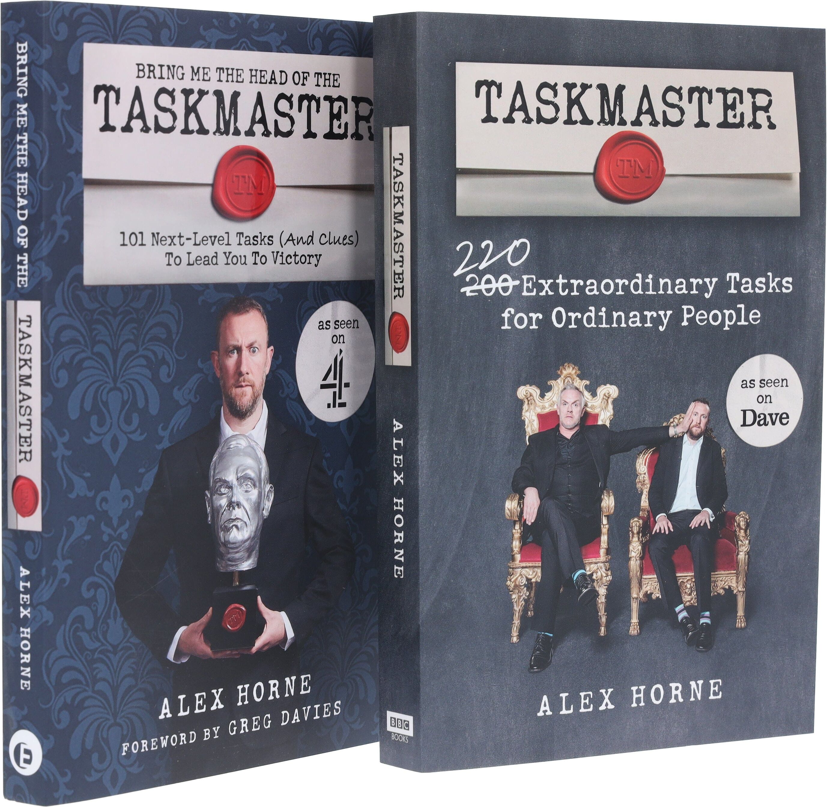 Taskmaster by Alex Horne 2 Books Collection Set - Non Fiction - Paperback BBC Books/Ebury Spotlight