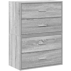 vidaXL, Aktenschrank, Jafonor (2 Stück) (31 x 31 x 40 cm)
