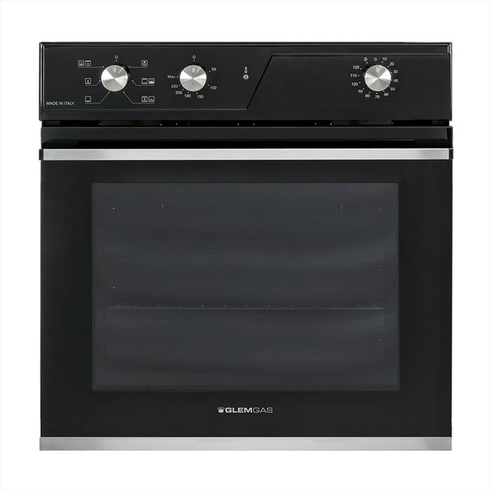 GLEM GAS Forno Incasso Elettrico Gfr62bk-s3 Classe A-nero Lucido