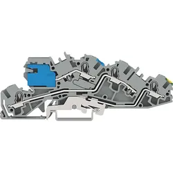 WAGO Installations-Etagenklemme NT/L/PE 4/6qmm grau 2005-7641