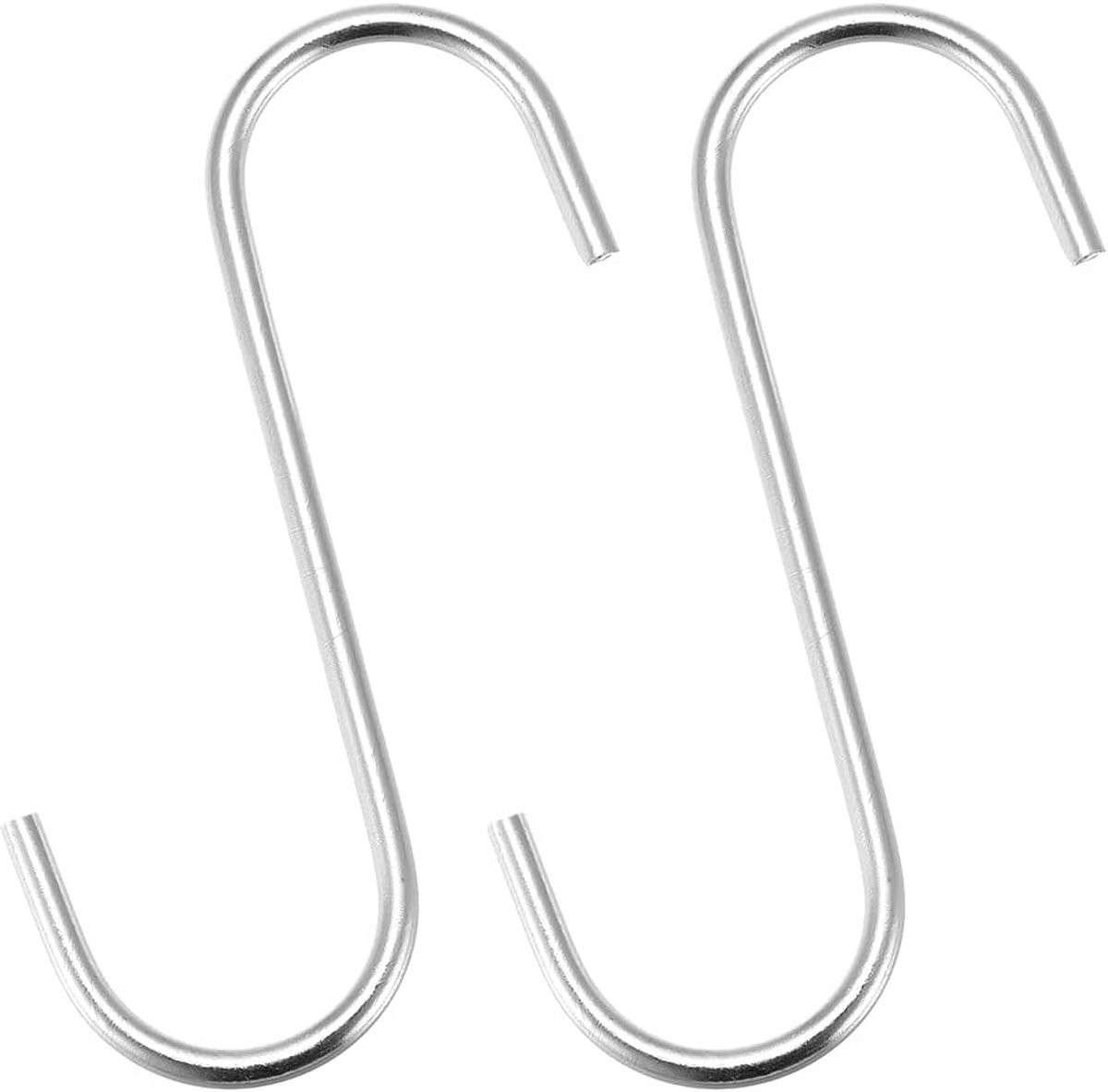 Extra Lange S-Haken (2 Stuks) - Robuuste Metalen Haken voor Binnen en Buiten