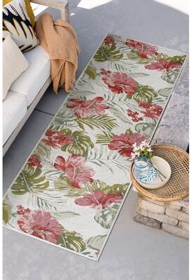 Alise Rugs Sizzling Nautical & Coastal Floral & Botanical Indoor/Outdoor Area Rug