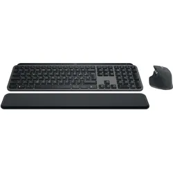 LOGITECH MX Keys S Combo Graphite, schwarz, Logi Bolt, USB/Bluetooth, IT