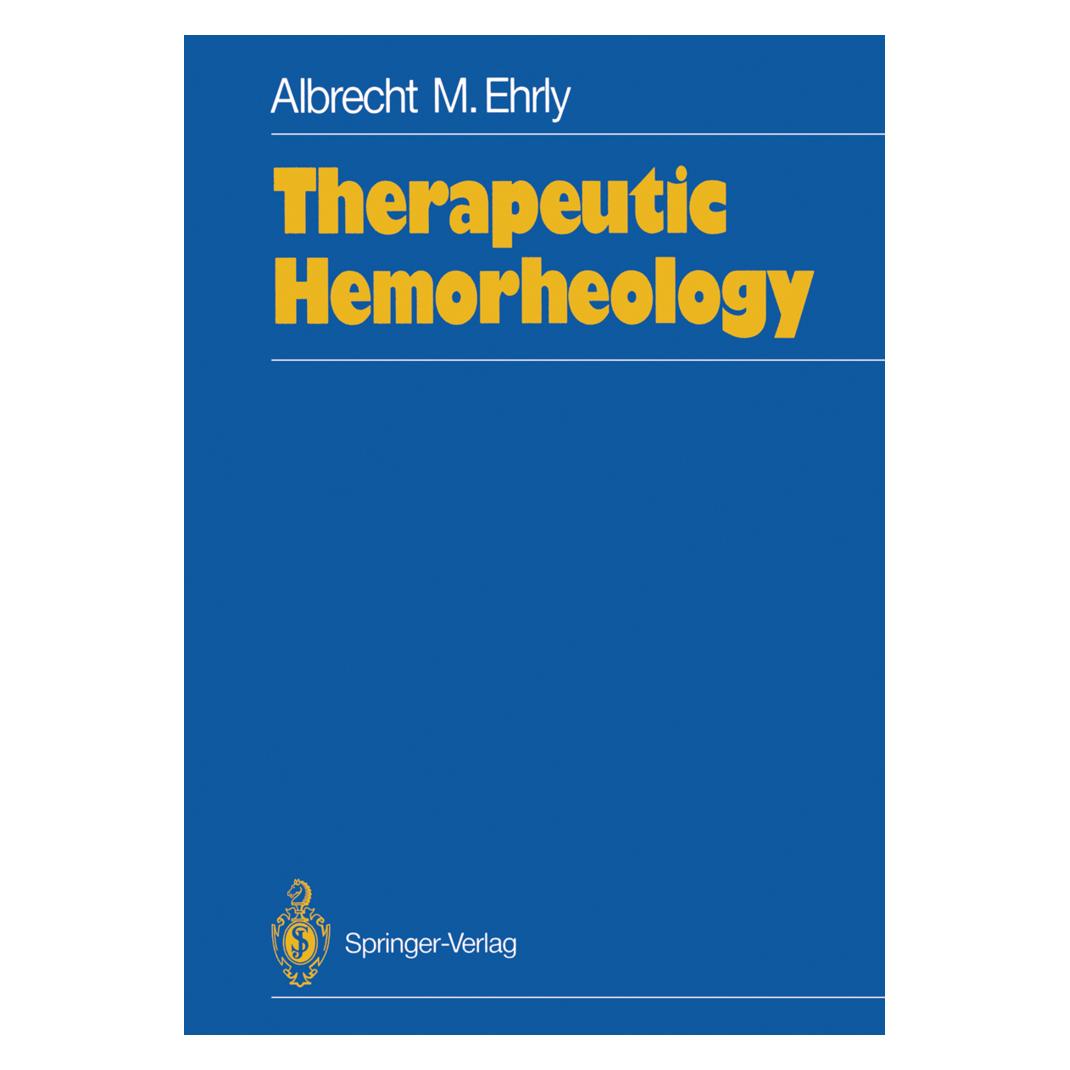 Springer Therapeutic Hemorheology (Englisch, Softcover, Albrecht M Ehrly) (55509277)