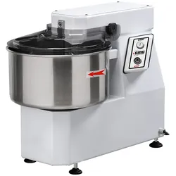 GMG - Teigknetmaschine 22 Lt. / 18 Kg 400V - fester Kopf und Wanne - inkl. Spirale, Teigteiler und Wanne aus Edelstahl