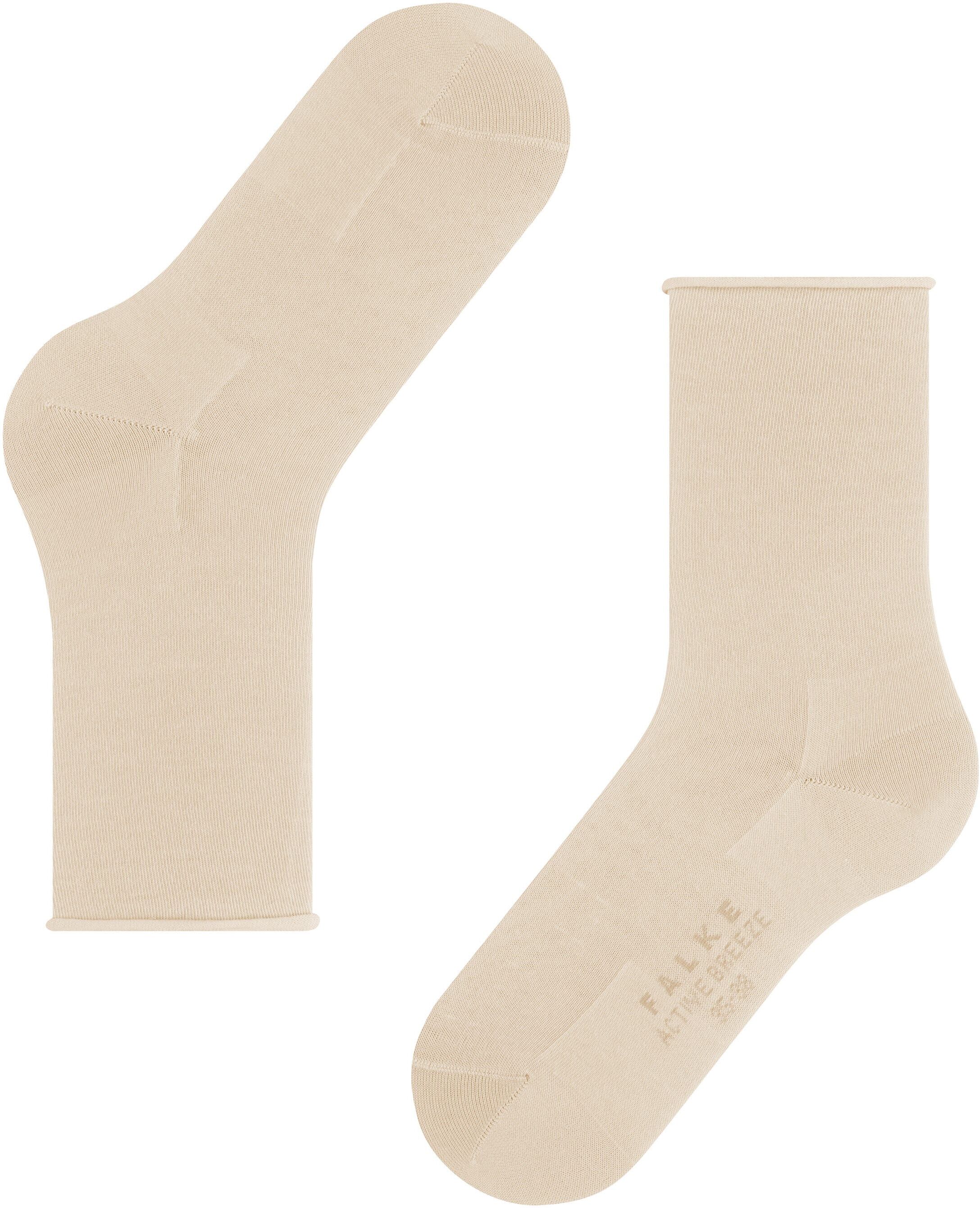 Socken FALKE "Active Breeze", Damen, Gr. 35-38, Sockengrösse, beige (cream), Materialmix, unifarben, normal, Socken Socken, kühlend, atmungsaktiv cream 35-38, Sockengrösse