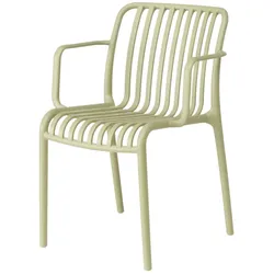 Boltze Stuhl aus Kunststoff Quito, 55 x 56 x 79 cm, Grün