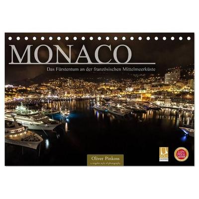 Monaco - Das Fürstentum an der französischen Mittelmeerküste (Tischkalender 2027 DIN A5 quer), CALVENDO Monatskalender