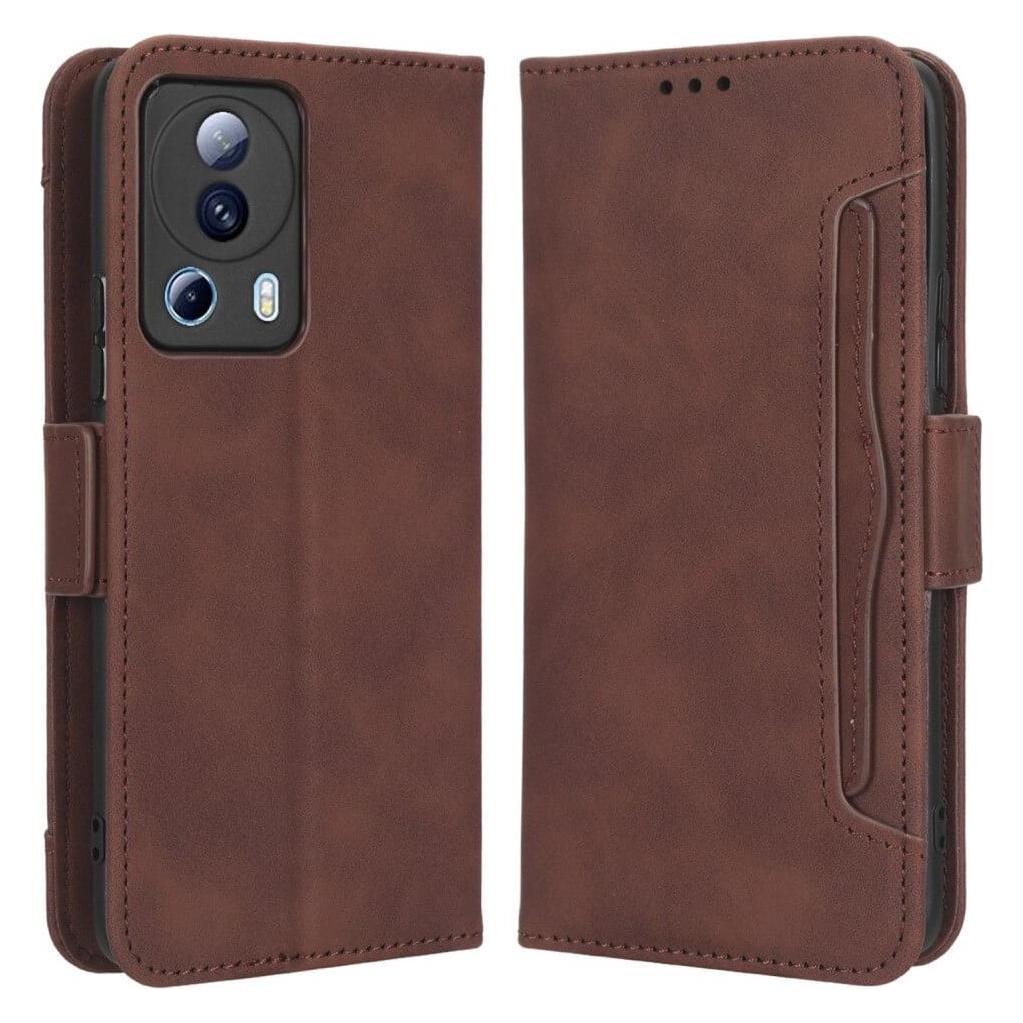 Cover-Discount Xiaomi 13 Lite - Etui mit vielen Kartenfächer braun (Xiaomi 13 Lite) (660123241D)