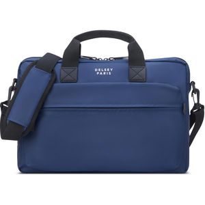 Delsey-Paris Laptoptasche Maubert 2.0 WP blau, wasserabweisend, recyceltes PET, bis 13,3 Zoll