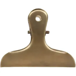 Chic Antique Klammer, H8/L10/B3 cm, antik messing