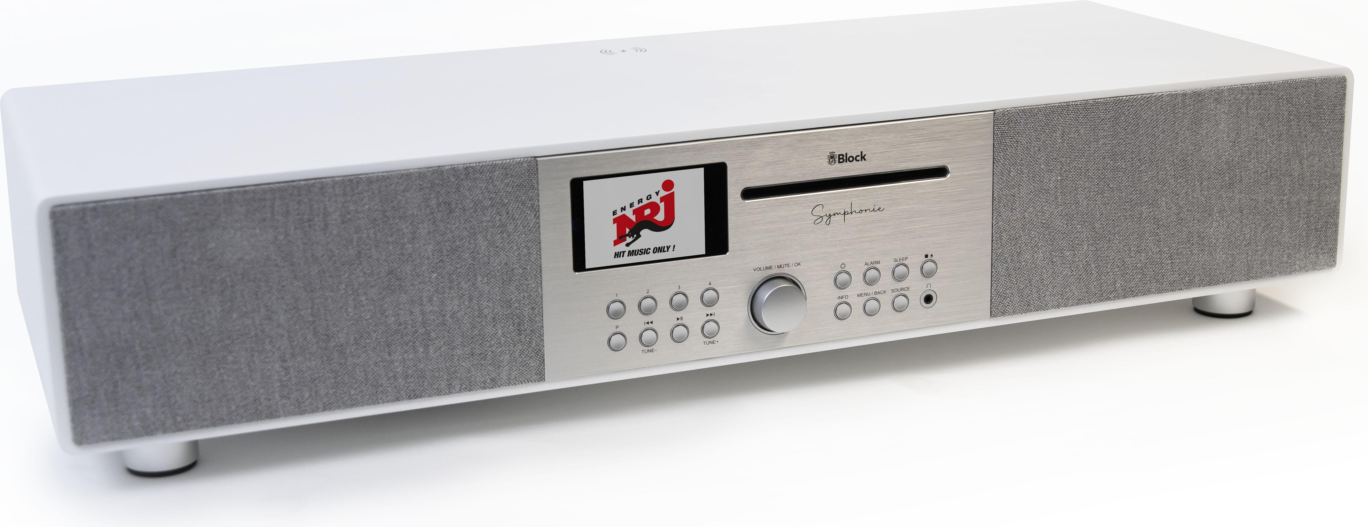 BLOCK Symphonie, Persönlich, Digital, DAB+, FM, UKW, 87,5 - 108 MHz, 174,928 - 239,2 MHz, 80 W