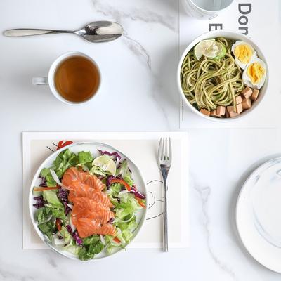 Stone Lain Brighton Round Body Marble Porcelain Dinnerware Set
