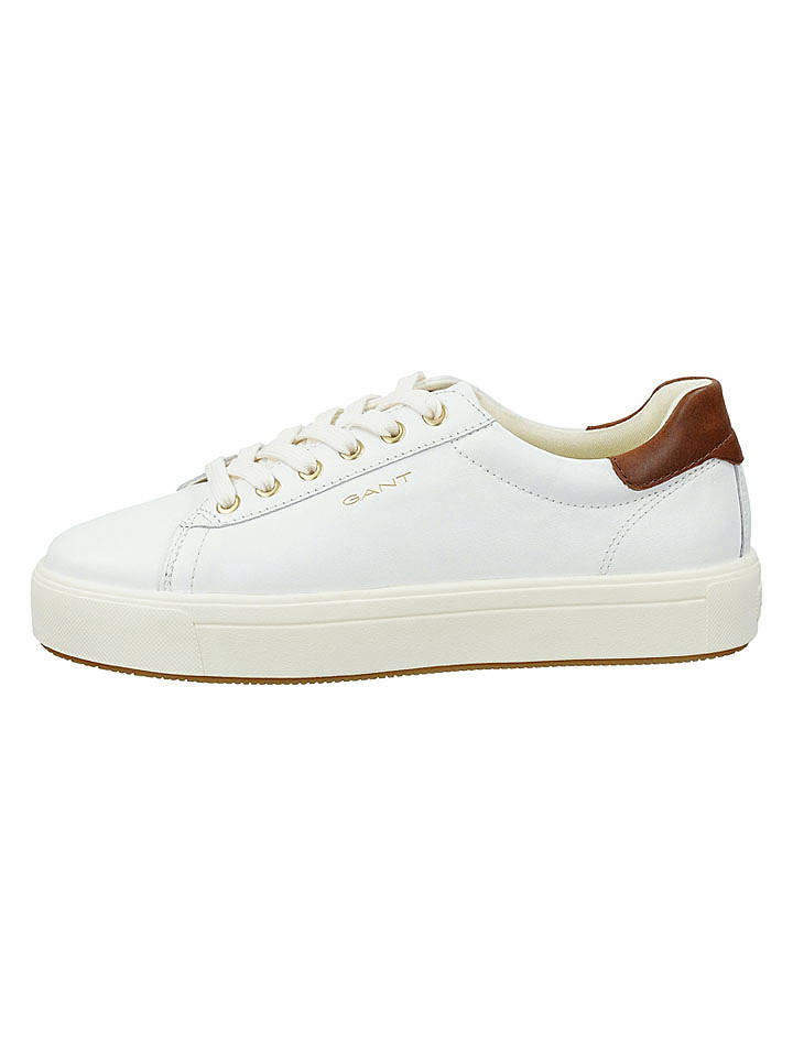 GANT Footwear Leder-Sneakers "Avino" in Weiß - 40