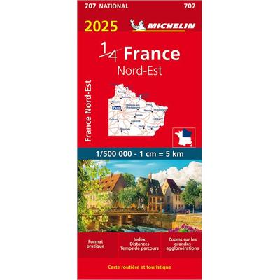 Michelin Nordostfrankreich, Karte von Michelin, Michelin, 978-2-06-726525-7
