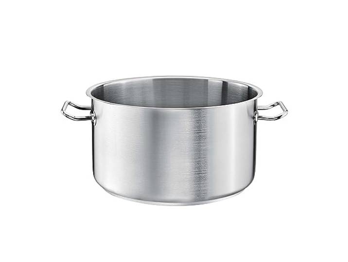 TOMGAST Mittlerer Topf Durchmesser 36 cm PRO Fassungsvermögen 23 l, Höhe 23 cm Edelstahl Geschichteter Boden Für Kochfeld und Induktion Spülmaschinenfest