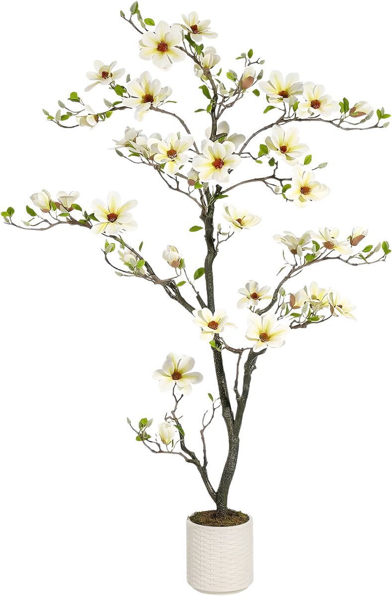 Happiq Kunstmatige Magnolia Boom voor volwassenen