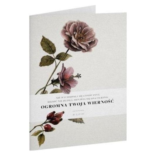 Szaron Klappkarte - Es ist nicht ausgegangen - rosa (47603790)