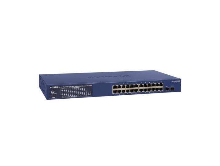 NETGEAR 24P GE POE+SMART SWITCH - Switch GS724TP-300EUS