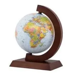 Claro, Globus, Politischer Globus, Holzrahmen, 25 cm, ENG (25 cm)