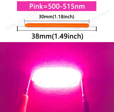 Inspire Picks LumiString 3V COB LED Filament 38mm For DIY & Decorative Lighting (101200pcs) pink dc2.8 3.0v 50pcs