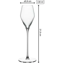 Spiegelau Definition Digestifgläser + Poliertuch, Cocktailgläser, Transparent