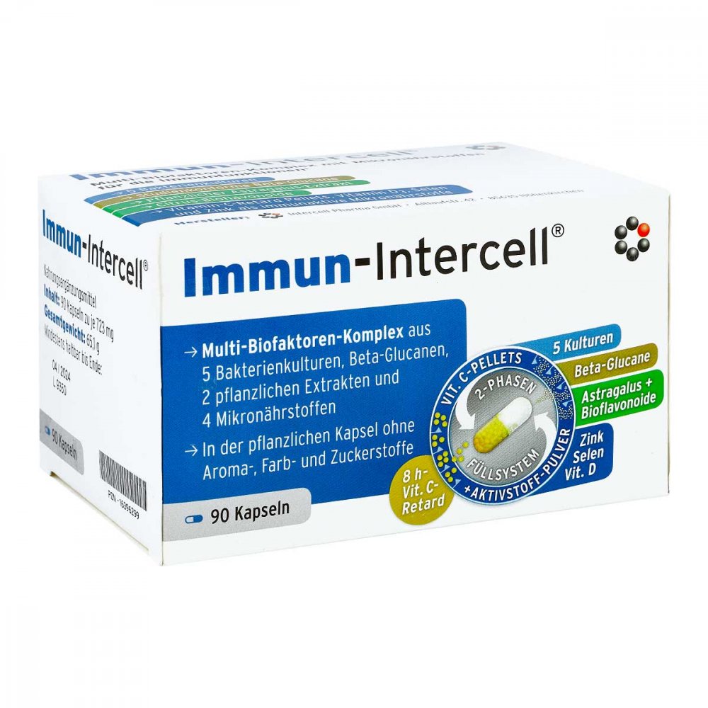 INTERCELL-Pharma GmbH Immun Intercell hartkapsel mit msr.überz.pellets 16396299