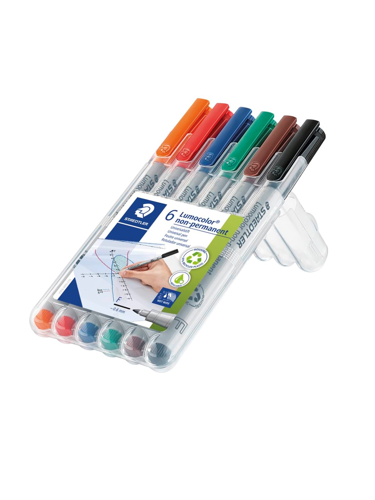 Staedtler Universal pen Lumocolor non-p F 6pc