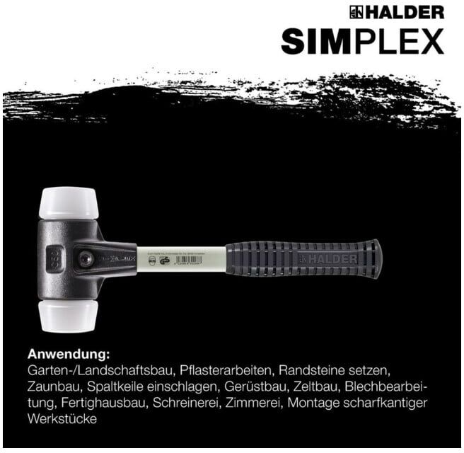 Halder Schonhammer SIMPLEX Fibre 80mm Superplastik (3707.080)