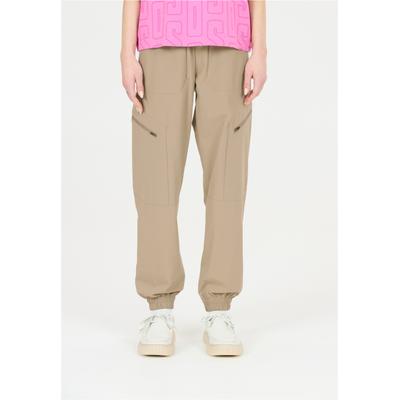 Cargohose SOS "Fujiyama", Herren, Gr. M, US-Größen, beige (hellbraun), 92% Polyamid, 8% Elasthan, unifarben, Hosen Cargohose, in atmungsaktiver Qualität