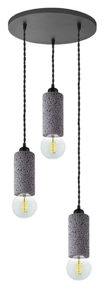LABEL51 Hanglamp Fresco 3-lamps, Beton