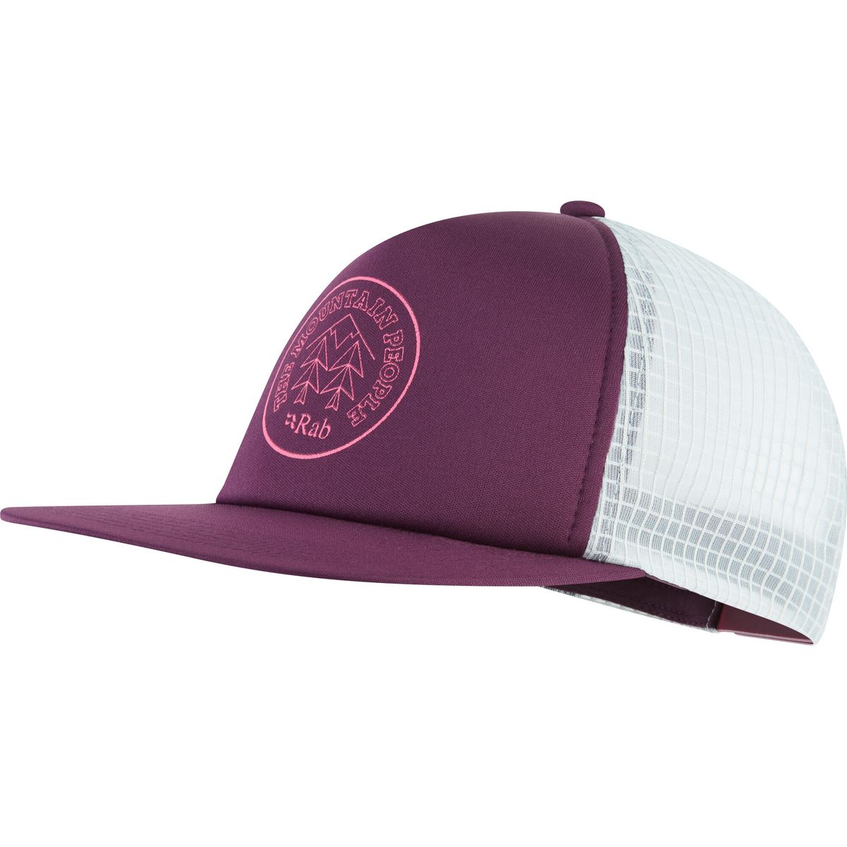 Rab Cirque Print Cap mulberry/pewter (MPE) OS QAB-65-MPE-ONE