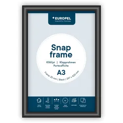 Klapprahmen Europel DIN A3 25mm schwarz 355029