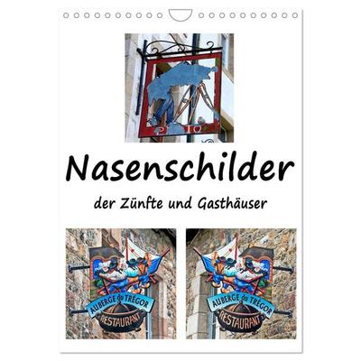 Nasenschilder der Zünfte und Gasthäuser in Frankreich (Wandkalender 2026 DIN A4 hoch), CALVENDO Monatskalender