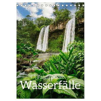 Faszination Wasserfälle (Tischkalender 2027 DIN A5 hoch), CALVENDO Monatskalender