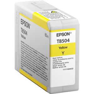 Epson T8504 gelb, Original Druckerpatrone 80 ml